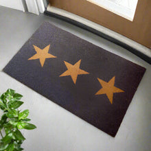Afbeelding in Gallery-weergave laden, Impression three star doormat Indoor & Outdoor Coir Doormat 60x 40 x 2cm - Marissa's Garden & Gift