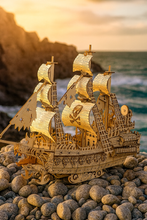Afbeelding in Gallery-weergave laden, DIY Model wooden kit Pirate ship - Marissa's Garden & Gift