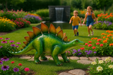 Afbeelding in Gallery-weergave laden, Garden sculpture dinosaur Stegosaurus - Marissa's Garden & Gift