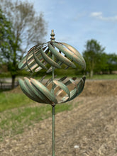 Indlæs billede til gallerivisning Kenwood Burnished Gold Garden Wind Sculpture Spinner - Marissa's Garden & Gift