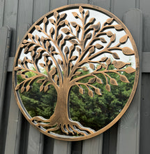 Load image into Gallery viewer, Tree of life bronze resin touch Outdoor/Indoor mirror/ mirrored wall art - Marissa's Garden & Gift