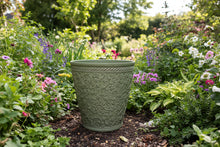 Load image into Gallery viewer, 29cm Blenheim green flower pot x 2 pots recycled plastic - Marissa's Garden & Gift