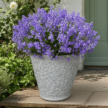 Load image into Gallery viewer, 29cm 2 x Blenheim polyresin off white recycled flower pots - Marissa's Garden & Gift
