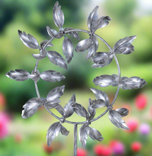 Load image into Gallery viewer, Richmond silver garden wind sculpture spinner - Marissa's Garden & Gift