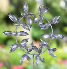 Load image into Gallery viewer, Richmond silver garden wind sculpture spinner - Marissa's Garden & Gift
