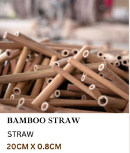 Load image into Gallery viewer, Bamboo Straws

