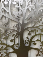 Laden Sie das Bild in den Galerie-Viewer, Handmade Black tree of life wall art 60cm wall art with birds made from powder coated steel suitable for indoors/outdoors - Marissa's Garden & Gift