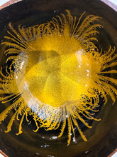 Load image into Gallery viewer, Handmade food safe hand painted gold large feather patterned coconut bowl and spoon Set eco-friendly with free bamboo straw and gift box - Marissa's Garden & Gift