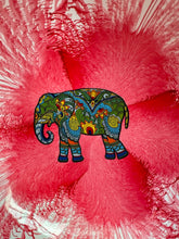 Indlæs billede til gallerivisning Handmade hand painted white and pink with elephant design food safe coconut bowl and spoon Set with free gift bamboo straw and gift box - Marissa's Garden & Gift