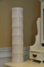 Afbeelding in Gallery-weergave laden, White handmade bamboo tall vase 60cm floor vase or table vase - Marissa's Garden & Gift