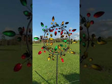 Load and play video in Gallery viewer, Sherborne garden wind sculpture spinner
