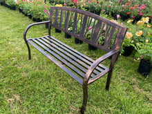 Load image into Gallery viewer, Lydford Garden Bench bronze - Marissa's Garden & Gift
