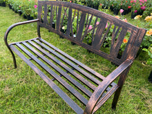 Load image into Gallery viewer, Lydford Garden Bench bronze - Marissa's Garden & Gift