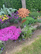 Load image into Gallery viewer, Handmade rusty metal garden/outdoor Dahlia 120cm - Marissa's Garden & Gift