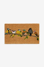 Load image into Gallery viewer, Doormat Indoor / Outdoor | Non Slip Bold Bird Design Entrance Welcome Mat (line of birds)60 x 40 x 20cm
