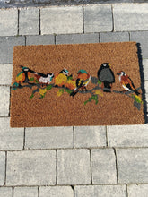 Afbeelding in Gallery-weergave laden, Doormat Indoor / Outdoor | Non Slip Bold Bird Design Entrance Welcome Mat (line of birds)60 x 40 x 20cm - Marissa's Garden & Gift