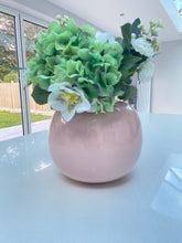 Load image into Gallery viewer, Small handmade rounded pastel pink 20cm bamboo vase - Marissa's Garden & Gift