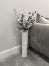 Afbeelding in Gallery-weergave laden, White handmade bamboo tall vase 60cm floor vase or table vase - Marissa's Garden & Gift