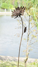 Load image into Gallery viewer, Handmade rusty garden/outdoor metal Amaranthus flower 120cm garden sculpture - Marissa's Garden & Gift
