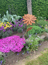 Load image into Gallery viewer, Handmade rusty metal garden/outdoor Dahlia 120cm - Marissa's Garden & Gift