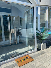 Load image into Gallery viewer, Doormat Indoor / Outdoor | Non Slip Bold Bird Design Entrance Welcome Mat (line of birds)60 x 40 x 20cm
