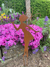 Laden Sie das Bild in den Galerie-Viewer, Rusty Fairy - Metal Gift - Metal Decor - Garden Ornament - Gift - Metal Garden Ornament - Marissa's Garden & Gift