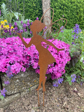 Laden Sie das Bild in den Galerie-Viewer, Rusty Fairy - Metal Gift - Metal Decor - Garden Ornament - Gift - Metal Garden Ornament - Marissa's Garden & Gift