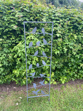 Load image into Gallery viewer, Silver grey garden/outdoor bird trellis plant support measuring 139cm high - Marissa's Garden & Gift
