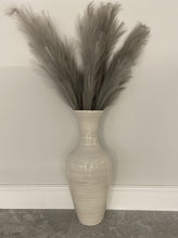 Laden Sie das Bild in den Galerie-Viewer, White handmade bamboo vase 60cm tall floor or table vase - Marissa's Garden & Gift