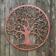 Laden Sie das Bild in den Galerie-Viewer, Handmade peeling effect tree of life wall art indoors/outdoors 60cm - Marissa's Garden &amp; Gift
