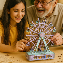 Afbeelding in Gallery-weergave laden, DIY Model wooden kit ferris wheel - Marissa&#39;s Garden &amp; Gift
