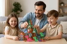 Charger l&#39;image dans la galerie, 98-Piece Magnetic Blocks with Dinosaurs – Educational STEM Building Toy Set - Marissa&#39;s Garden &amp; Gift
