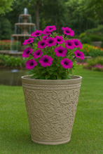 Load image into Gallery viewer, 29cm Blenheim stone coloured flower pot - Marissa&#39;s Garden &amp; Gift
