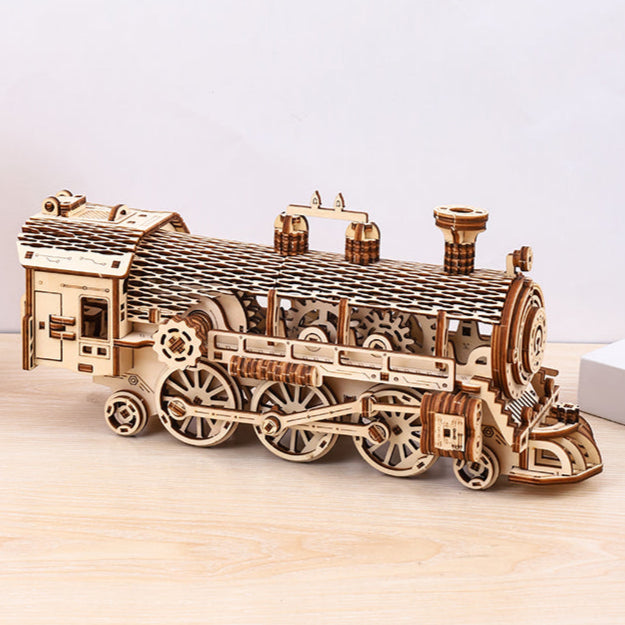 DIY Model wooden kit train - Marissa's Garden & Gift