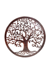 Load image into Gallery viewer, Handmade bronze tree of life wall art  indoors/outdoors 40cm
