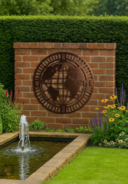 Handmade 60cm Colourful Hummingbird Wall Art – Metal Garden & Home Décor with Flowers and Baby Birds - Marissa's Garden & Gift