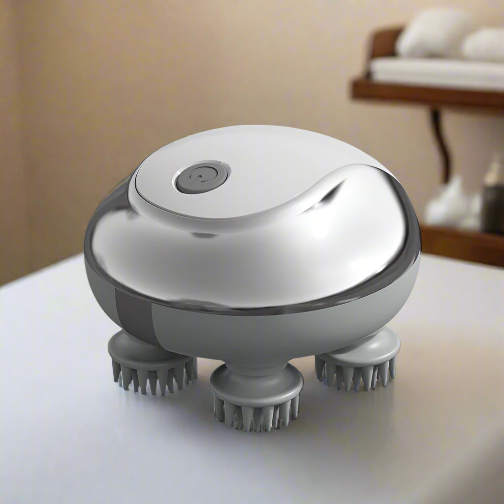 MDHL MD-780 Smart Head Massager – Portable Electric Scalp Massager with 800mAh Battery, Red Light Therapy, 5W Power, USB-C Charging, for Stress Relief & Hair Care - Marissa's Garden & Gift