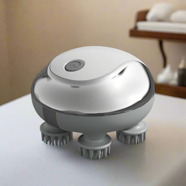 MDHL MD-780 Smart Head Massager – Portable Electric Scalp Massager with 800mAh Battery, Red Light Therapy, 5W Power, USB-C Charging, for Stress Relief & Hair Care - Marissa's Garden & Gift