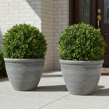 Load image into Gallery viewer, 2 x Wentworth black and white coloured flower pots - Marissa's Garden &amp; Gift
