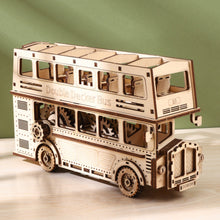 Load image into Gallery viewer, DIY Model wooden kit double decker bus - Marissa&#39;s Garden &amp; Gift
