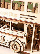 Load image into Gallery viewer, DIY Model wooden kit double decker bus - Marissa&#39;s Garden &amp; Gift
