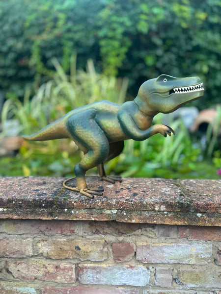 Garden sculpture T-Rex dinosaur - Marissa's Garden & Gift