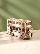 Load image into Gallery viewer, DIY Model wooden kit double decker bus - Marissa&#39;s Garden &amp; Gift
