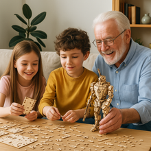 Load image into Gallery viewer, DIY Model wooden kit Robot - Marissa&#39;s Garden &amp; Gift
