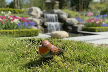 Load image into Gallery viewer, Handmade powder coated metal bird Robin
