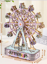 Afbeelding in Gallery-weergave laden, DIY Model wooden kit ferris wheel - Marissa&#39;s Garden &amp; Gift

