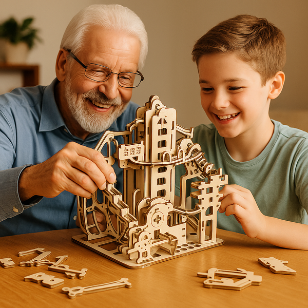 DIY Model wooden kit Marble Run - Marissa's Garden & Gift