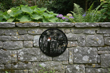 Afbeelding in Gallery-weergave laden, Handmade black 40cm wall plaque of Robin birds Tree Wall Plaque, black coloured  Metal, Garden/indoor Wall Art powder coated steel - Marissa's Garden &amp; Gift
