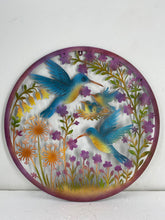Load image into Gallery viewer, Handmade 60cm Colourful Hummingbird Wall Art – Metal Garden &amp; Home Décor with Flowers and Baby Birds - Marissa's Garden &amp; Gift
