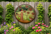 Afbeelding in Gallery-weergave laden, Handmade rusty 60cm acrylic mirror wall plaque of Robin birds Tree Wall Plaque, Rusted coloured  Metal, Garden/indoor Wall Art with peeling effect
